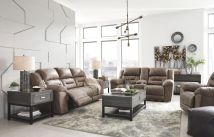 Ashley Furniture 39905/88/94/25 Ashley Furniture 39905/88/94/25 Stoneland - 3 Pc. - Reclining Sofa, Loveseat, Rocker Recliner - Fossil