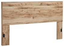 Signature Design by Ashley® B1050-58 Hyanna - Tan Brown - King Panel Headboard