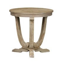 Liberty Furniture 154-OT1020 Liberty Furniture 154-OT1020 Greystone Mill - End Table - Stone White Wash / Wirebrush Distressing