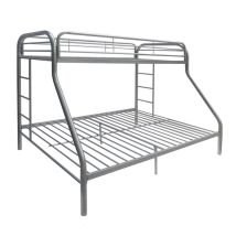 ACME 02053SI Tritan - Twin Over Full Bunk Bed - Silver