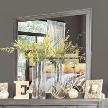 Furniture of America CM7580GY-M Berenice - Mirror - Gray