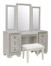 Pulaski Furniture P269-BR-K12 Pulaski Furniture P269-BR-K12 Camilla - Vanity & Mirror & Stool - Natural