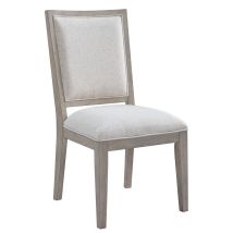 Riverside Furniture 79258 Bennett - Upholstered Side Chair (Set of 2) - Frosted Gray