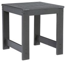 Signature Design by Ashley® P417-702 Amora - Charcoal Gray - Square End Table
