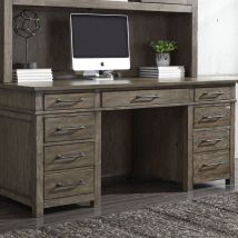 Liberty Furniture 473-HO-DSK Sonoma Road - Desk/Credenza - Light Brown