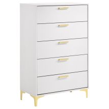 CoasterEveryday 224405 Kendall - 5-Drawer Bedroom Chest - White