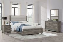 Coaster Fine Furniture 223341KW-S4 Wright - 4 Piece California King Bedroom Set - Brown Oak