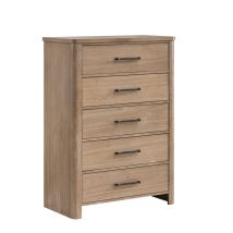 New Classic B2123-070 Anika - 5 Drawer Chest - Natural / Brown