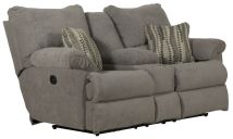 Jackson Furniture Industries 62419-1875/18-2154/38 Jackson Furniture Industries 62419-1875/18-2154/38 Sadler - Power Lay Flat Reclining Console Loveseat - Mica
