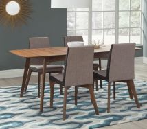 CoasterEveryday 106591-S5 Redbridge - 5 Piece Rectangular Dining Set - Natural Walnut