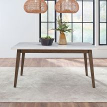 Liberty Furniture 618-T3864 Edison - Rectangular Leg Table With Faux Marble Top - Brownstone