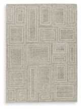 Signature Design by Ashley® R406902 Brickburgh - Gray / Ivory / Honey - Medium Rug