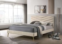 Furniture of America CM7220BG-CK-BED Vivar - California King Bed - Beige