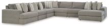 Ashley Furniture 58103S10 Ashley Furniture 58103S10 Avaliyah - 7-Piece Sectional With Raf Corner Chaise - Ash