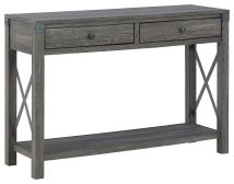 Ashley Furniture T175-4 Freedan - Grayish Brown - Console Sofa Table
