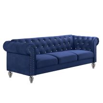 New Classic UKD13-30-BLUC New Classic UKD13-30-BLUC Emma Crystal - Sofa - Royal Blue