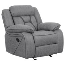 CoasterEveryday 602263 Higgins - Upholstered Glider Recliner Chair - Gray
