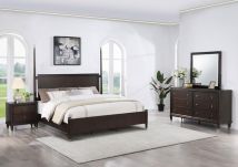 Coaster Fine Furniture 223061KE-S4 Emberlyn - 4 Piece Eastern King Bedroom Set - Brown