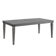 Intercon FR-TA-4278-PEW-C Foundry - Dining Table - Brushed Pewter