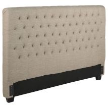 CoasterEssence 300007KEB1 Chloe - Upholstered Eastern King Panel Headboard - Oatmeal