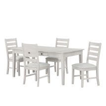 New Classic 40-D4129-D4C New Classic 40-D4129-D4C Echo - Dining Table And 4 Chairs - Driftwood