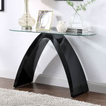 Furniture of America FOA4042BK-S-TABLE Nahara - Sofa Table - Black