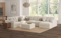 Jackson 223512-1901/16 Ritzy - Cocktail Ottoman - Bone