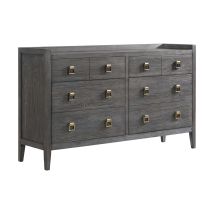 Intercon PO-BR-N9506-BDL-C Portia - Drawer Dresser - Brushed Brindle