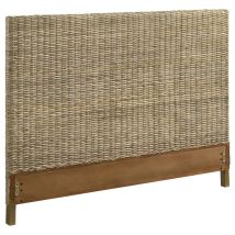 Coaster Fine Furniture 360181KWB1 Zyla - Woven Rattan California King Panel Headboard - Kubu Gray