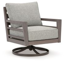 Ashley Furniture P564-821 Hillside Barn - Swivel Lounge W/ Cushion - Gray / Brown