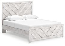Ashley Furniture B3788B4 Cayboni - Queen Panel Bed - Whitewash