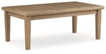 Ashley Furniture P601-701 Carter Hall - Rectangular Cocktail Table - Beige