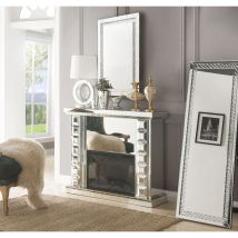 ACME 90202 Dominic - Fireplace - Mirrored