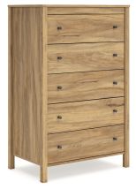Signature Design by Ashley® EB1760-245 Bermacy - Light Brown - Five Drawer Chest