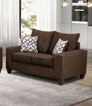 Furniture of America SM7330-LV West Action - Loveseat - Chocolate