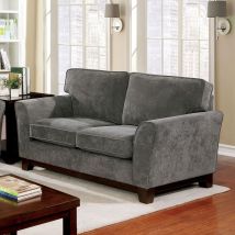 Furniture of America CM6954GY-LV Caldicot - Loveseat - Gray