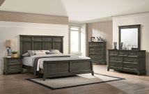 Furniture of America CM7221GY-EK-BED Houston - Eastern King Bed - Gray
