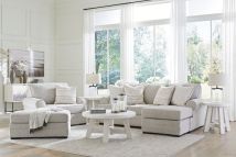 Benchcraft® 56603/18/23/14 Eastonbridge - 3 Pc. - Sofa Chaise, Chair And A Half, Ottoman - Shadow