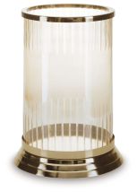 Ashley Furniture A2000687 Ashley Furniture A2000687 Aavinson - Candle Holder - 10.5" - Amber / Gold Finish