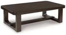 Ashley Furniture T856-1 Breckington - Rectangular Cocktail Table - Dark Brown