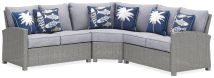 Ashley Furniture P439P1 Naples Beach - 3 Pc. - Sectional Lounge - Light Gray