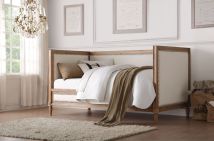 ACME 39175 Charlton - Daybed - Cream Linen & Salvage Oak