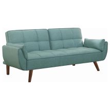 CoasterEssence 360097 Caufield - Upholstered Convertible Sofa Bed - Turquoise Blue