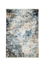Furniture of America RG5189S Develi - 5' x 7' Area Rug - Gray & Bkue