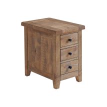 Intercon HI-TA-1624-SWH-C Highland - Chairside Table - Sandwash