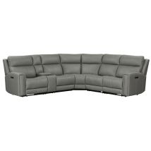 Liberty Furniture 7021LG-UPH-6PCSEC Camden - 6 Piece Sectional - Aline Light Gray