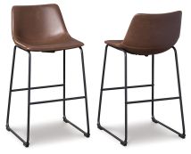 Ashley Furniture D372-130 Ashley Furniture D372-130 Centiar - Tall UPH Barstool (Set of 2) - Brown