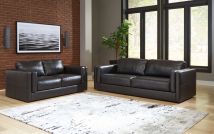 Ashley Furniture 57405/38/35 Ashley Furniture 57405/38/35 Amiata - 2 Pc. - Sofa, Loveseat - Onyx