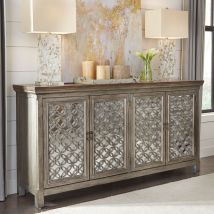 Liberty Furniture 2012-AC7236 Westridge - 4 Door Accent Cabinet - Light Brown