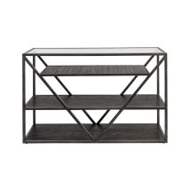 Liberty Furniture 37-OT1030 Liberty Furniture 37-OT1030 Arista - Sofa Table - Cobblestone Brown / Gray Dusty